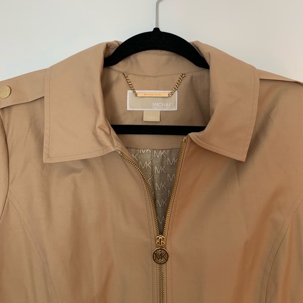 Michael Kors zippered trench